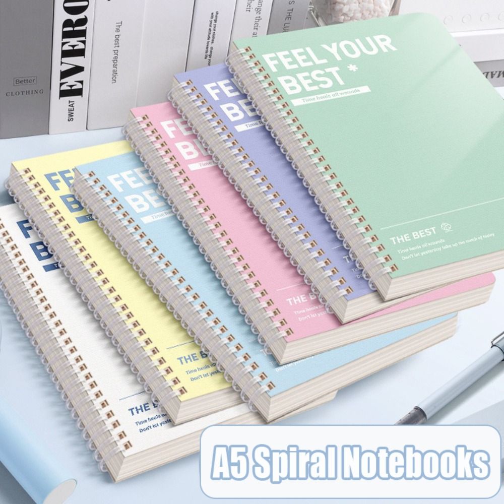 Fitness Journal Planner - 60Sheets/Book High Quality A5 Spiral Notebooks