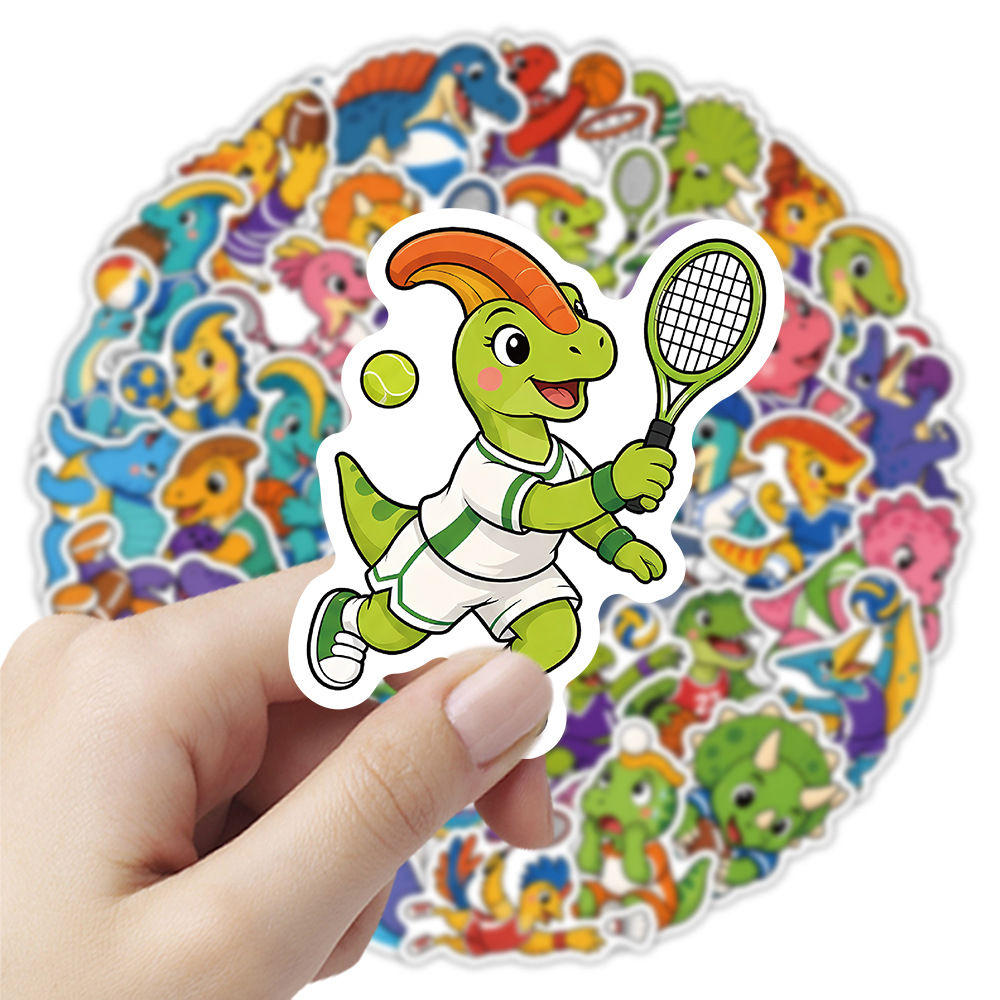 Cartoon Sports Dino Animal Sti - Fitness Journal Planner 评论和价格