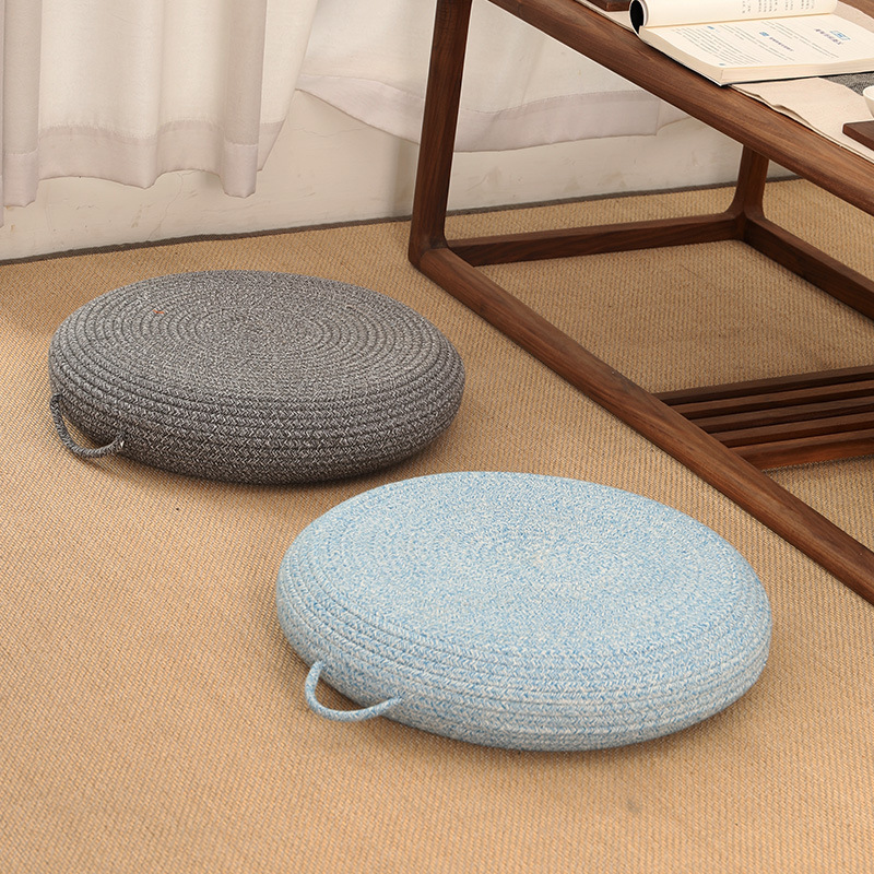 Thick Round Floor Cushion in S - Meditation Cushion Zafu 评论和价格