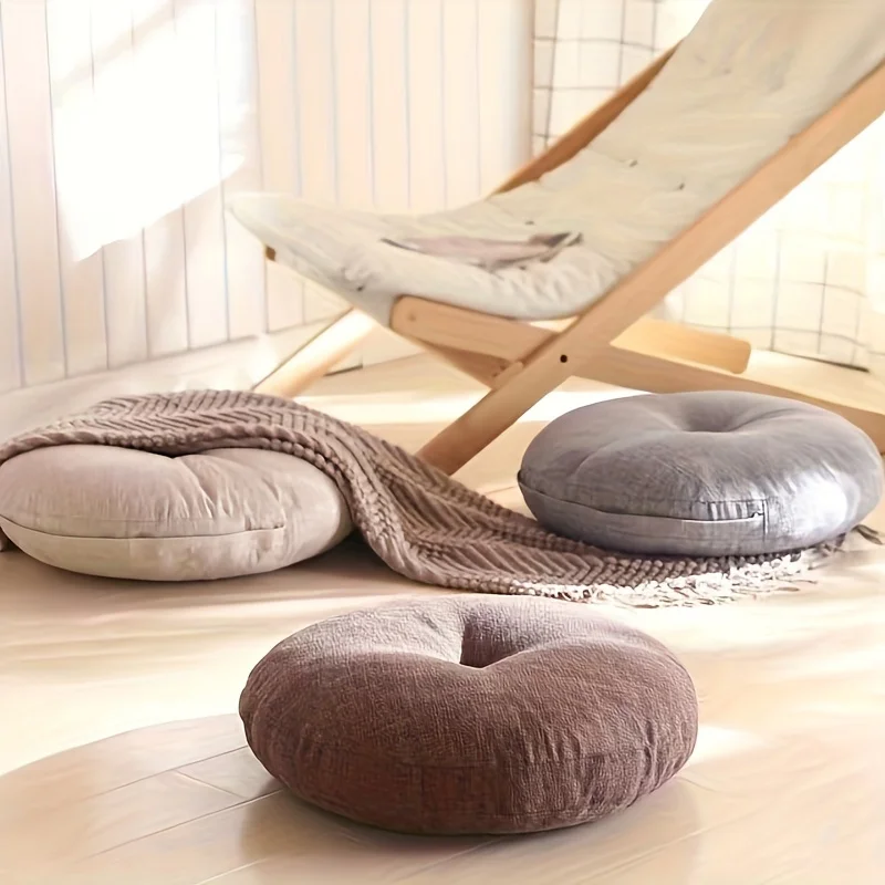 Thick Round Cushion,Soft & Com - Meditation Cushion Zafu 评论和价格