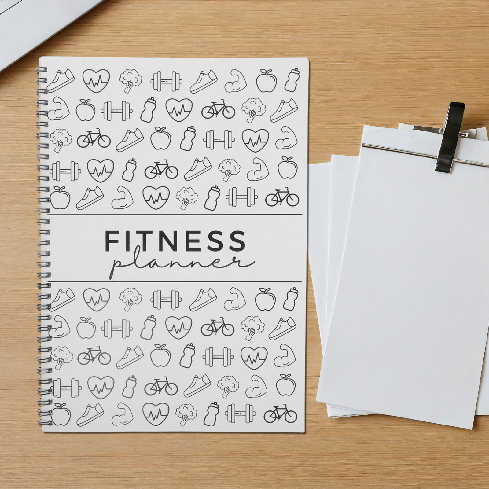 Fitness Planner Journal 11.7 X - Fitness Journal Planner 评论和价格
