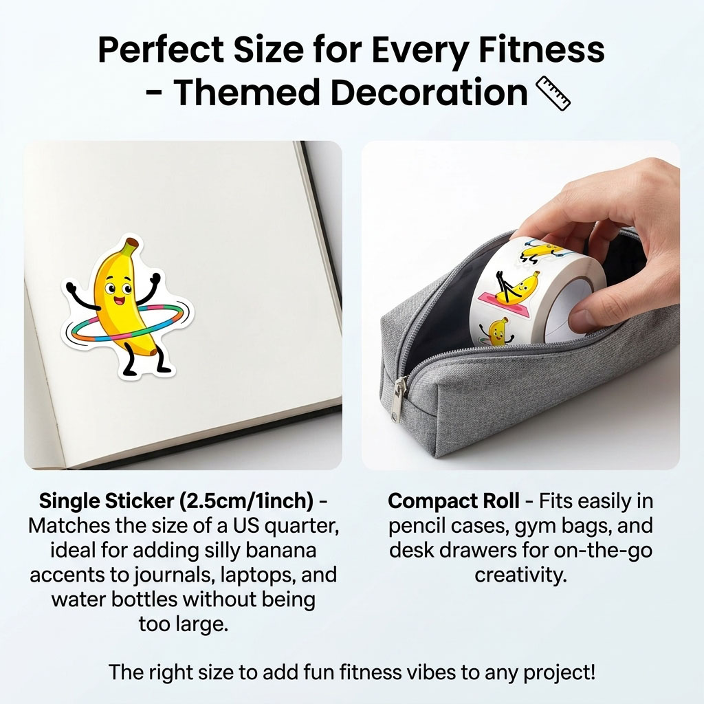 500Pcs Funny Fitness Banana St - Fitness Journal Planner 评论和价格