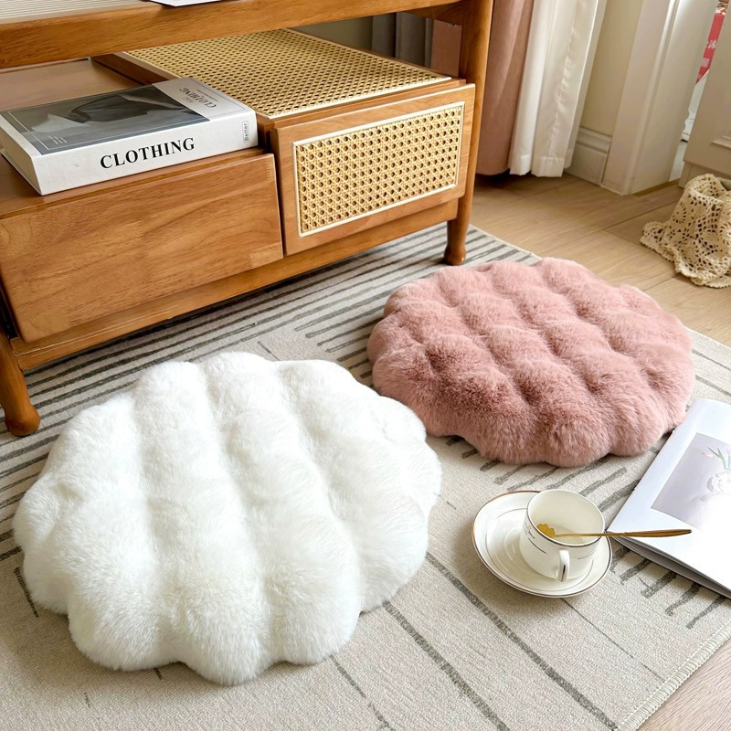 Faux Rabbit Fur Futon Cushion, - Acupressure Mat Set 评论和价格