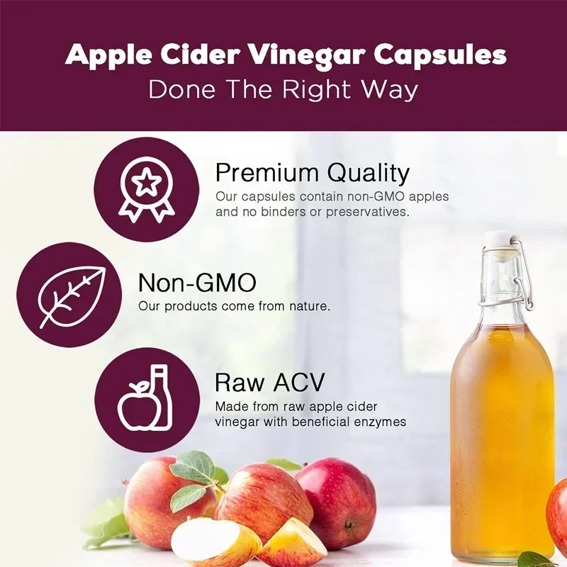 Apple Cider Vinegar Capsules - - Health Wellness Day 评论和价格