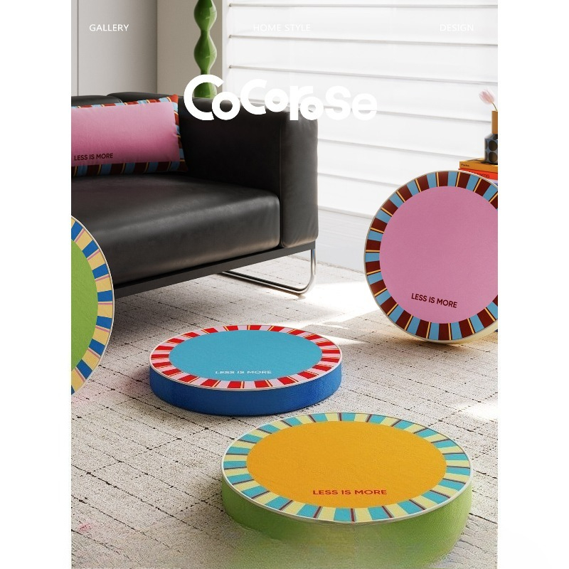 Round Colorful Floor Meditatio - Meditation Cushion Zafu 评论和价格