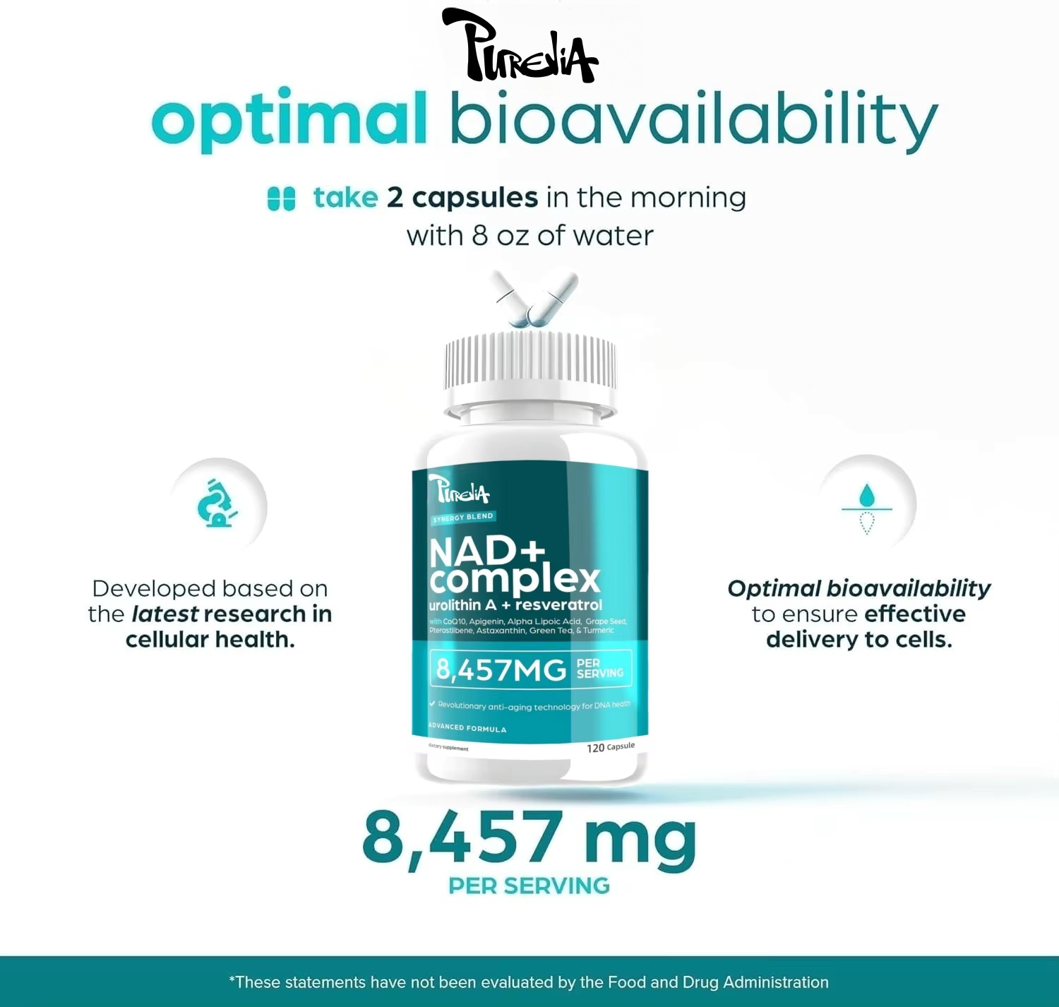NAD Plus Supplement - Natural  - Health Wellness Day 评论和价格