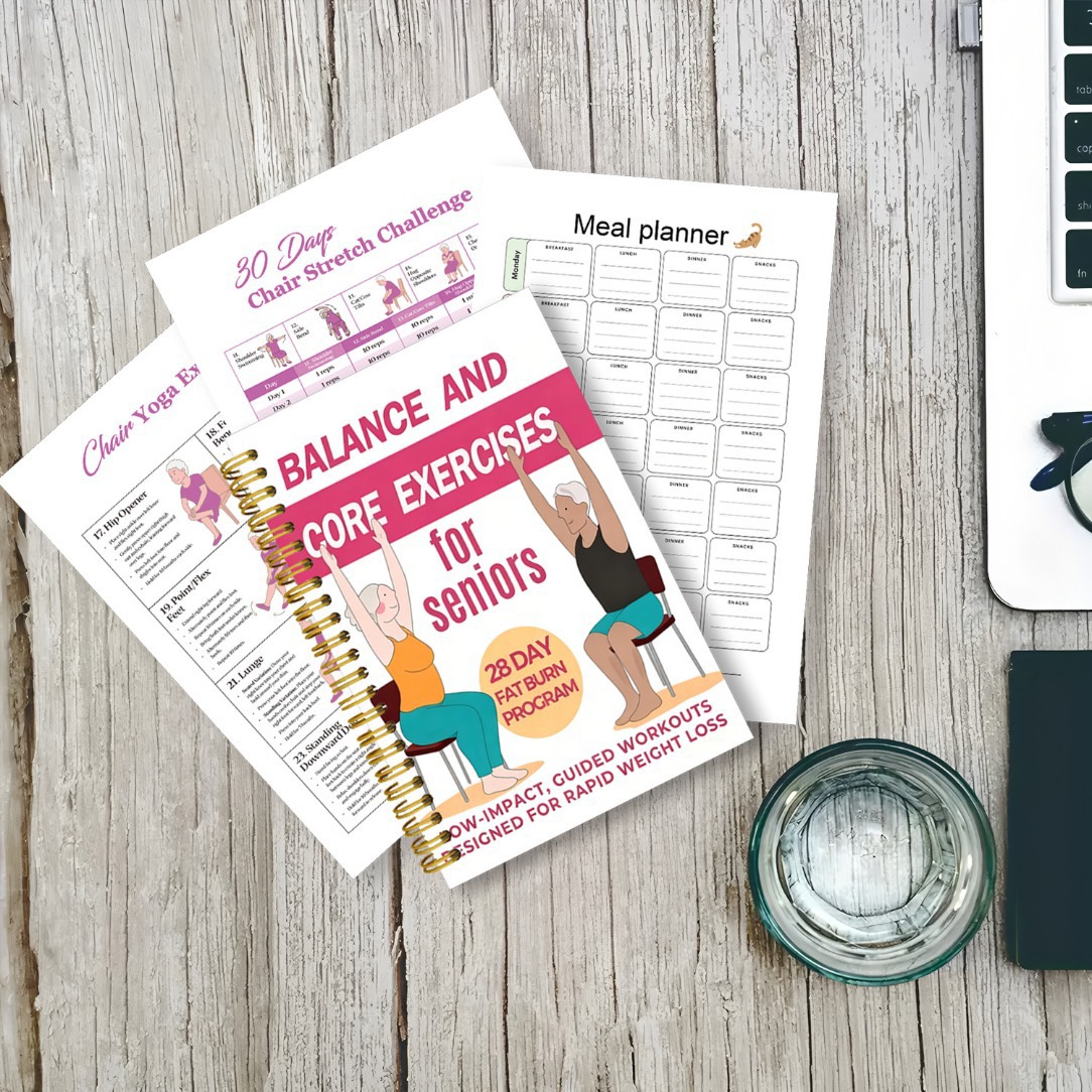 Chair Yoga Practice Notebook S - Fitness Journal Planner 评论和价格