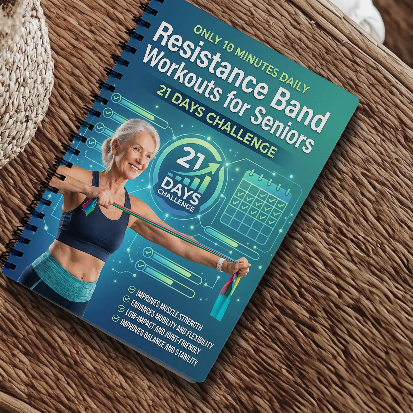 Resistance Band Workouts for S - Fitness Journal Planner 评论和价格