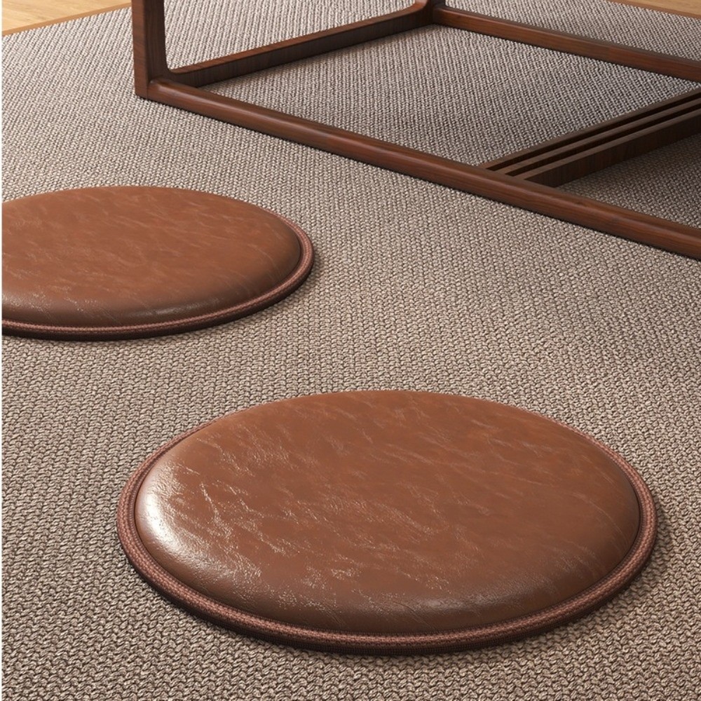 Zafu Thick Leather Cushion Sof - Meditation Cushion Zafu 评论和价格