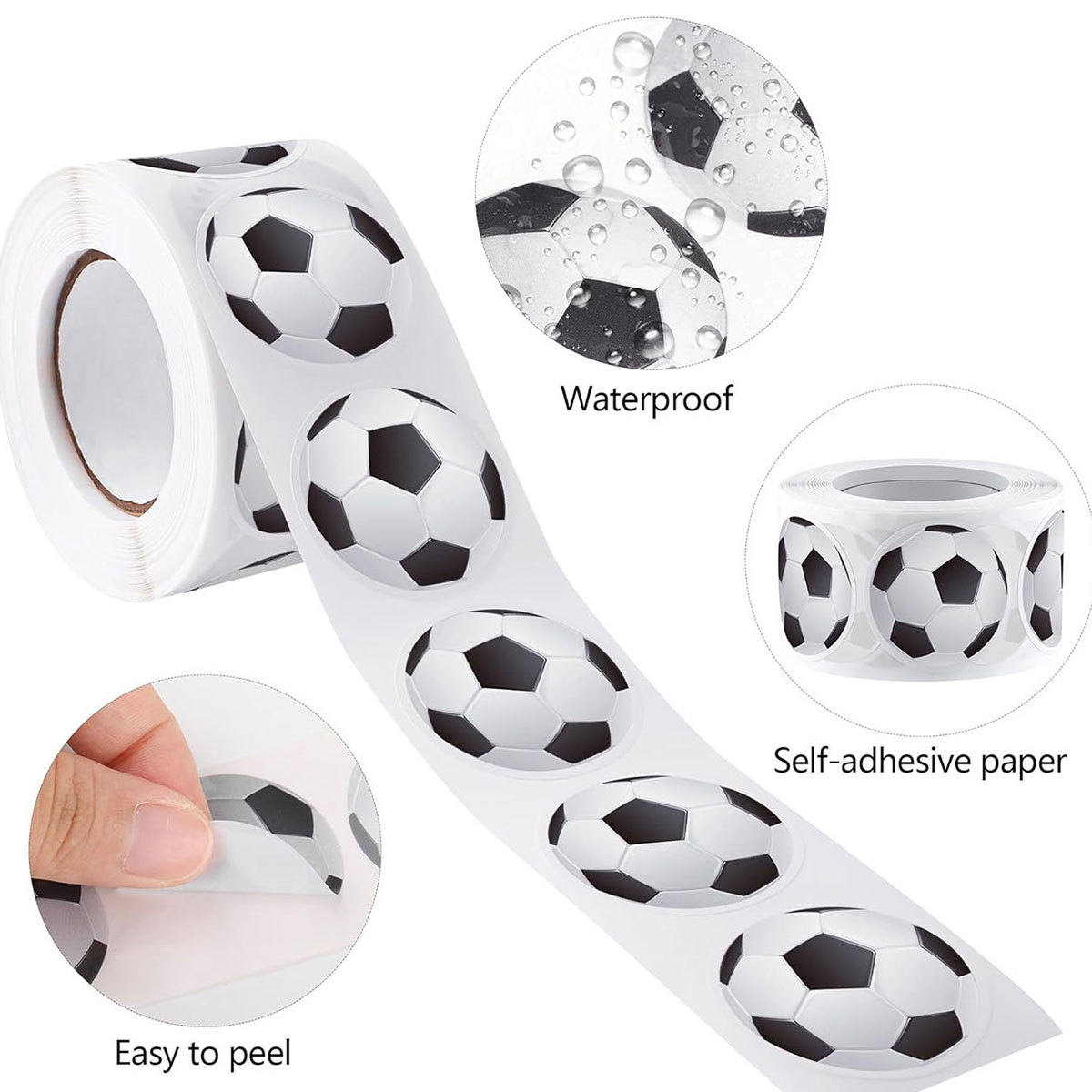 100-500pcs Footballs Stickers  - Fitness Journal Planner 评论和价格