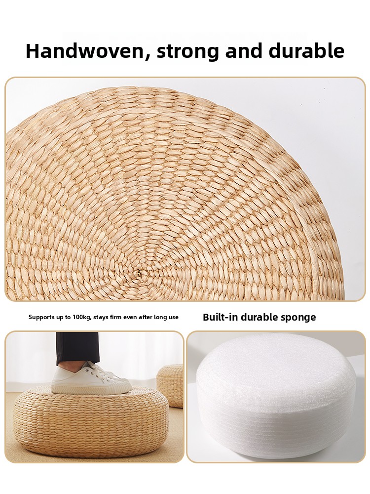 Rattan Woven Zafu Meditation P - Meditation Cushion Zafu 评论和价格